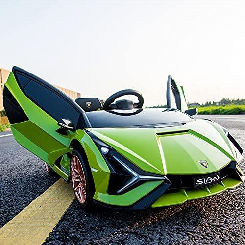 Ruru電動乗用カー 乗用ラジコン Lamborghini Sian ランボルギーニ 子供 ...