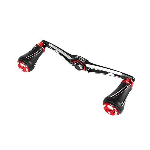 Dress カスタムハンドル ヴァーテックス シマノ ベイトリール用 ヴァーテックス 130mm リール 左右共用 ベイトリール用 レッド 釣り リール 軽量 ハンドル カスタムパーツ 頑丈 A B09lh53cm9 2601 Ruru