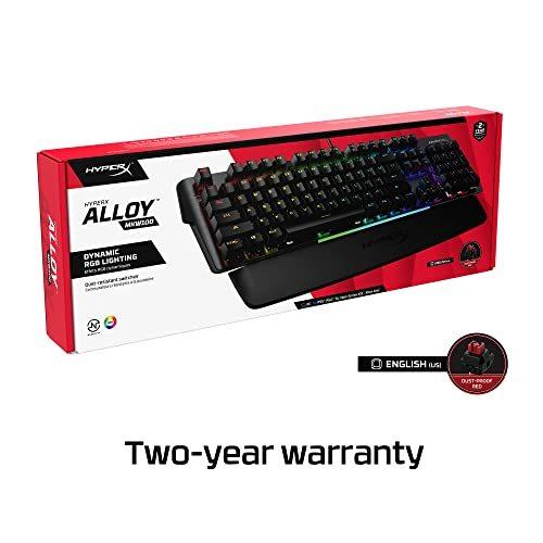 Hyperx Alloy Mkw100 Rgbメカニカルゲーミングキーボード 赤軸 ゲーマー向け メーカー 2年保証 4p5e1aa Aba ブラック A B09tld6cnd 2715 Ruru 通販 Yahoo ショッピング