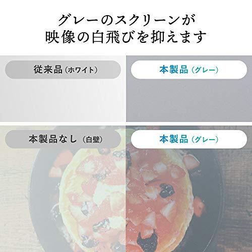 5ruruイーサプライ プロジェクタースクリーン 100インチ ワイド