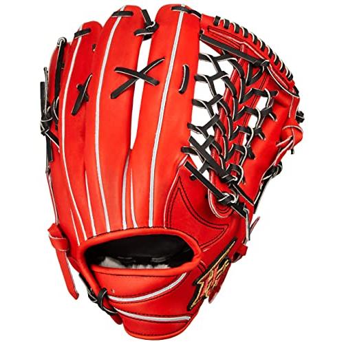 5ruru心極 硬式グラブ 外野手用 KKG-2209 LH 右投げ Fオレンジ