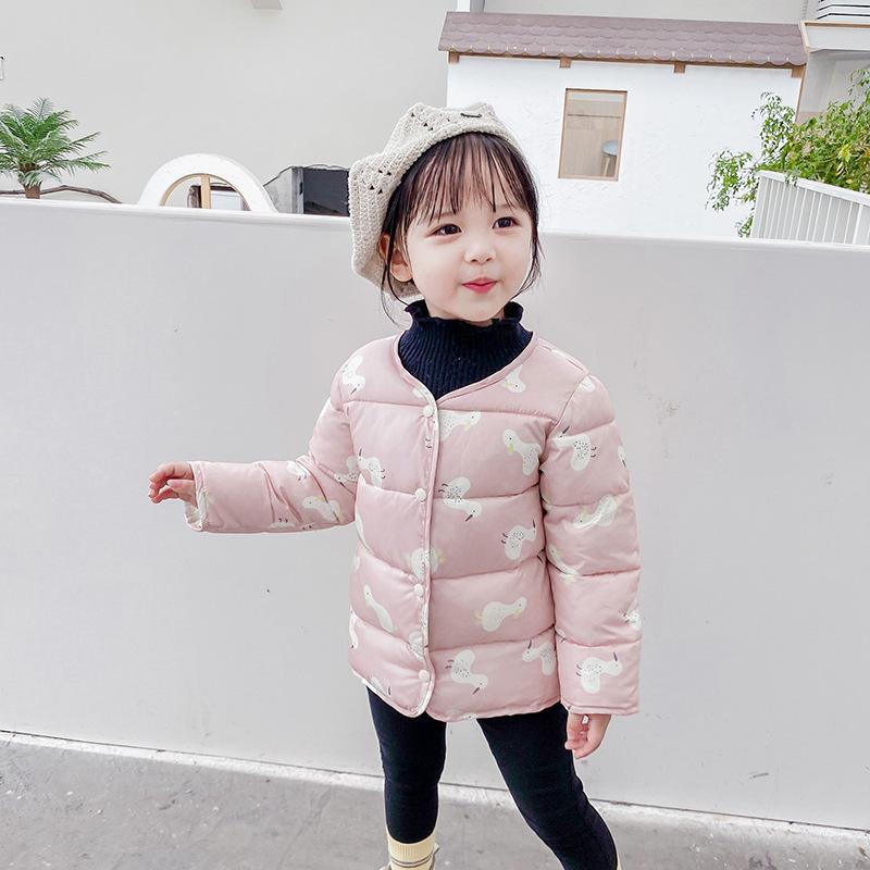 女の子 アウター ダウンジャケット キッズ幼兒 中綿コート服 アウターおしやれ子供服 厚手 保温 暖かい 防寒100cm 140cm 高級 ブランド