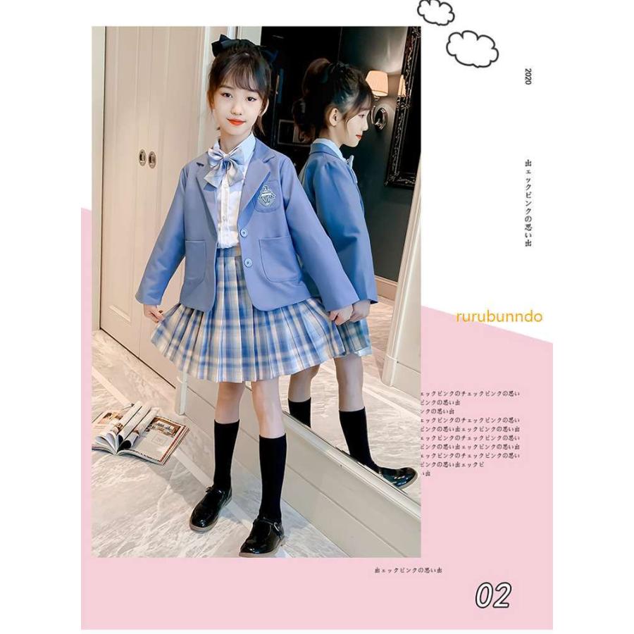 上下セット３点セット可愛い女の子スーツ子供服チェック柄 卒業式 小学校 女子スーツ卒服プリーツスカートスクール スカート発表会高校生 入園式 卒園式 woe ルルランド 通販 Yahoo ショッピング