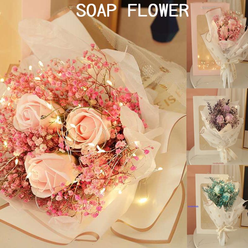 プレゼント ギフトどうだんつつじソープフラワーホワイトデー花束光る Led ライト付き女性誕生日ギフトホワイトデーお見舞い母の日お祝い敬老の日 twk ルルランド 通販 Yahoo ショッピング