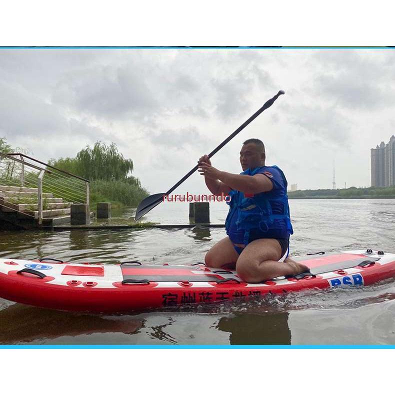 【最安値挑戦中】 SUP ボードスタンドアップパドルボード 簡易式サーフボードインフレータブルSUPソフトボードインフレータブル 空気式 持ち運び便利 アルミパドル 【L7041944465】(25400円)