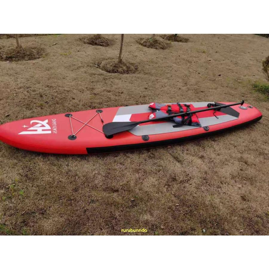 【最安値挑戦中】 SUP ボードスタンドアップパドルボード 簡易式サーフボードインフレータブルSUPソフトボードインフレータブル 空気式 持ち運び便利 アルミパドル 【L7041944465】(25400円)
