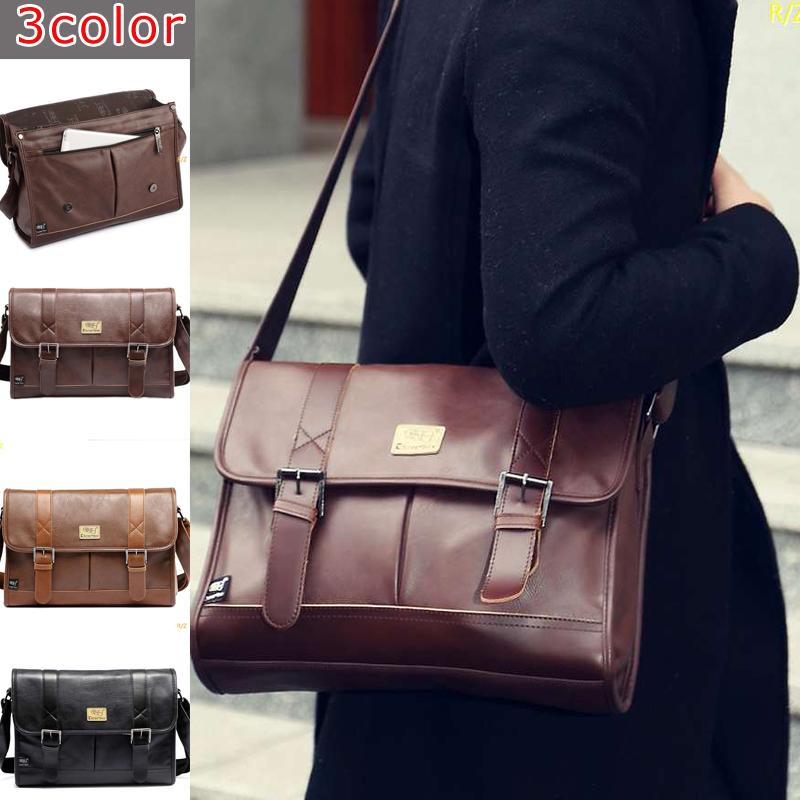 ショルダーバッメンズ鞄レトロ肩掛けかばん革 レザー紳士用斜めがけバッグpuレザー ビジネスバッグ男性 カジュアル安いギフト彼氏 父の日学生 通学 tjn ルルランド 通販 Yahoo ショッピング
