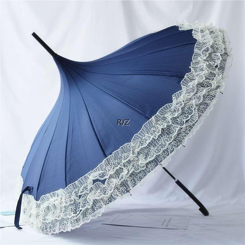 傘 長柄 レース 晴雨兼用 パゴダ傘日傘 雨傘 可愛い 日傘 撥水性バタフライｕｖカットエレガントレディース花嫁結婚式撮影用かわいいレース和風16本骨 oqi ルルランド 通販 Yahoo ショッピング