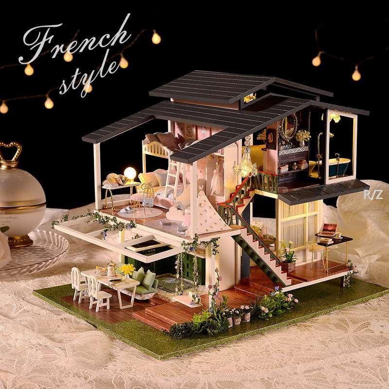 ドールハウス手芸diyドールハウス知育玩具手作りキット別荘建物おもちゃ誕生日建物プレゼント子供キッズ大型 じっくり楽しめる元気生活初心者 urp ルルランド 通販 Yahoo ショッピング