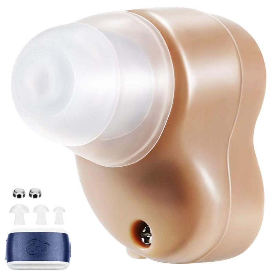 耳穴式補聴器 拡聴器 左右両用 軽量 電池式 ギガランキングｊｐ