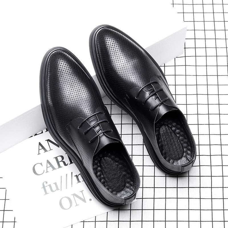 蒸れないビジネスシューズ 通気性 メンズ夏 蒸れない 革靴 紳士靴 大きいサイズ 黒 ブラック Aew ルルランド 通販 Yahoo ショッピング