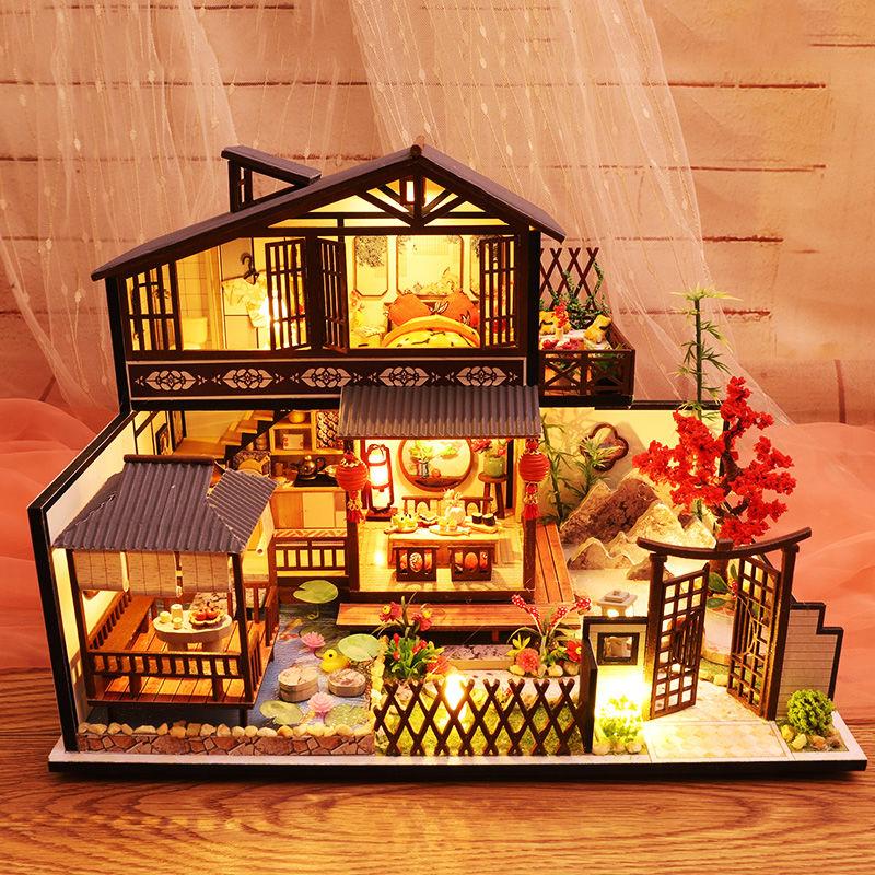 Diy木製ドールハウス林栖谷居ミニチュアコレクションledライトオルゴールプレゼントミニチュアコレクション Cd3628 ルルランド 通販 Yahoo ショッピング