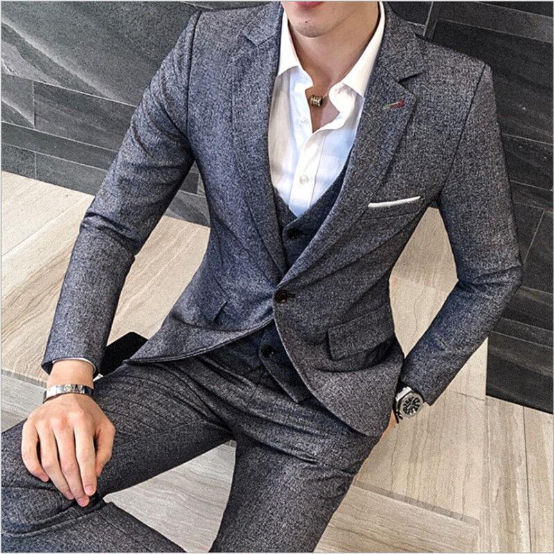 高い素材 スーツ メンズ ピーススーツ スタイリッシュスーツ メンズスーツ 3点セット スリム セットアップ 上下 ビジネススーツ ベスト パンツ 紳士服 偉大な Dev Bioalternativa Pt