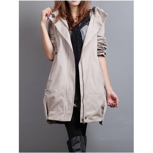 モッズコート ミリタリージャケット レディース 春ライトアウター ロングコート フード付き トレンチコート スプリングコート ブルゾン ５色新作 New ルルランド 通販 Yahoo ショッピング