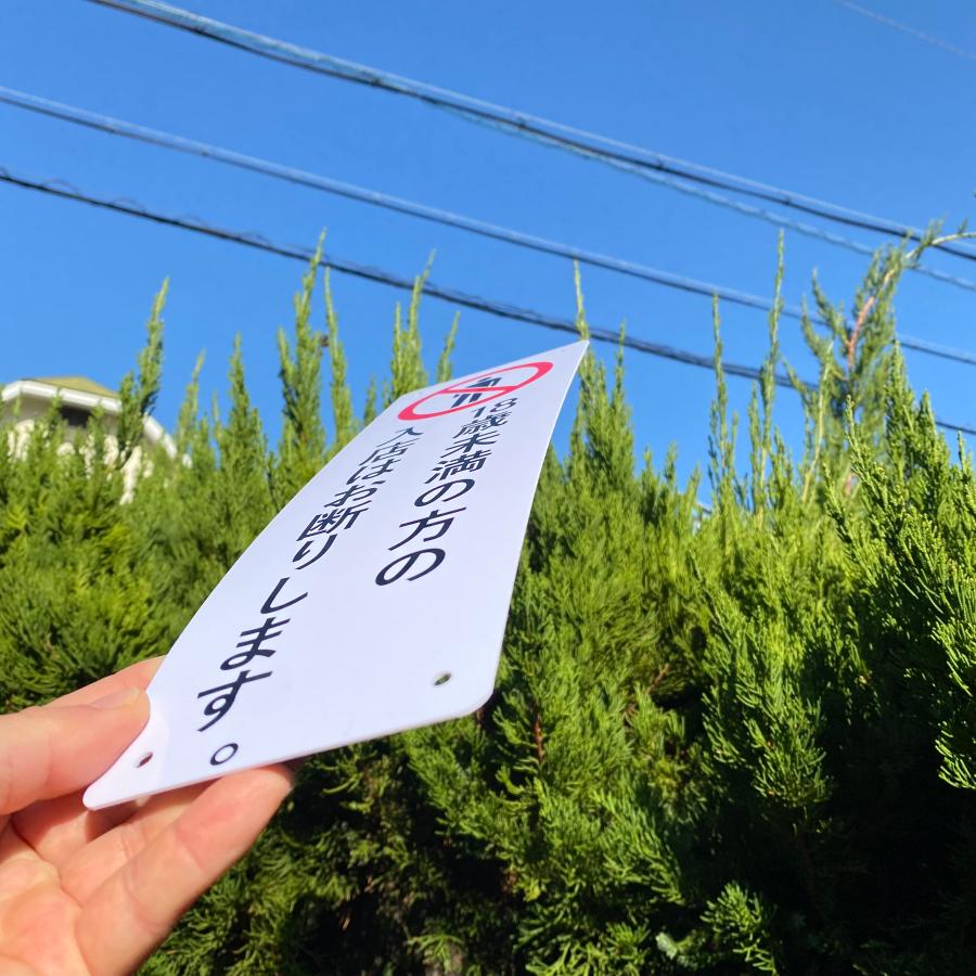2枚入】送料無料 激安看板 『18歳未満の方の 入店はお断りします