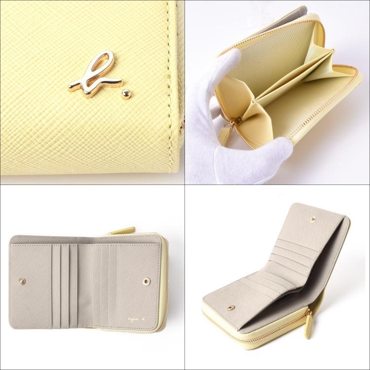 agnes b. アニエスベー b 財布 二つ折り ジップ レディース ミニ agnes b. アニエスベー b 財布 二つ折り ジップ レディース ミニ