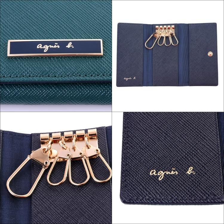 アニエスべー agnes b. VOYAGE キーケース 4連 メンズ レディース ショップバック付属 名入れ ギフト ラッピング QAW05-07