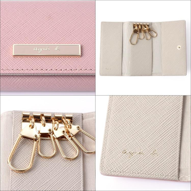 agnes b. アニエスべー VOYAGE キーケース 4連 メンズ agnes b. アニエスべー VOYAGE キーケース 4連 メンズ