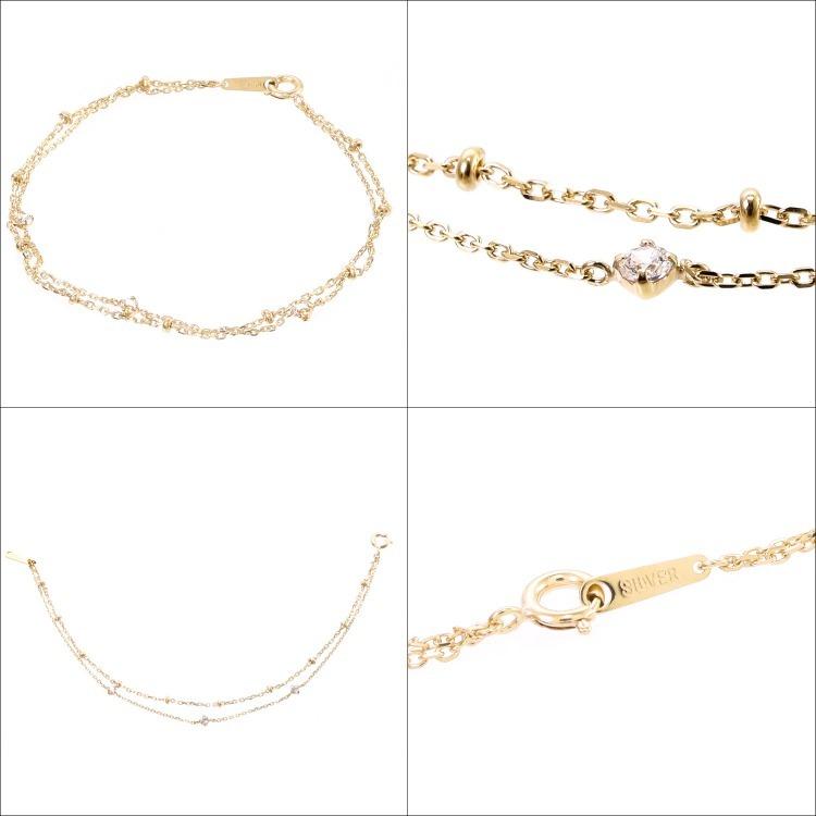 Canal4℃ canal 4℃ ヨンドシー ブレスレット 2連 アクセサリー Canal4℃ canal 4℃ ヨンドシー ブレスレット 2連 アクセサリー