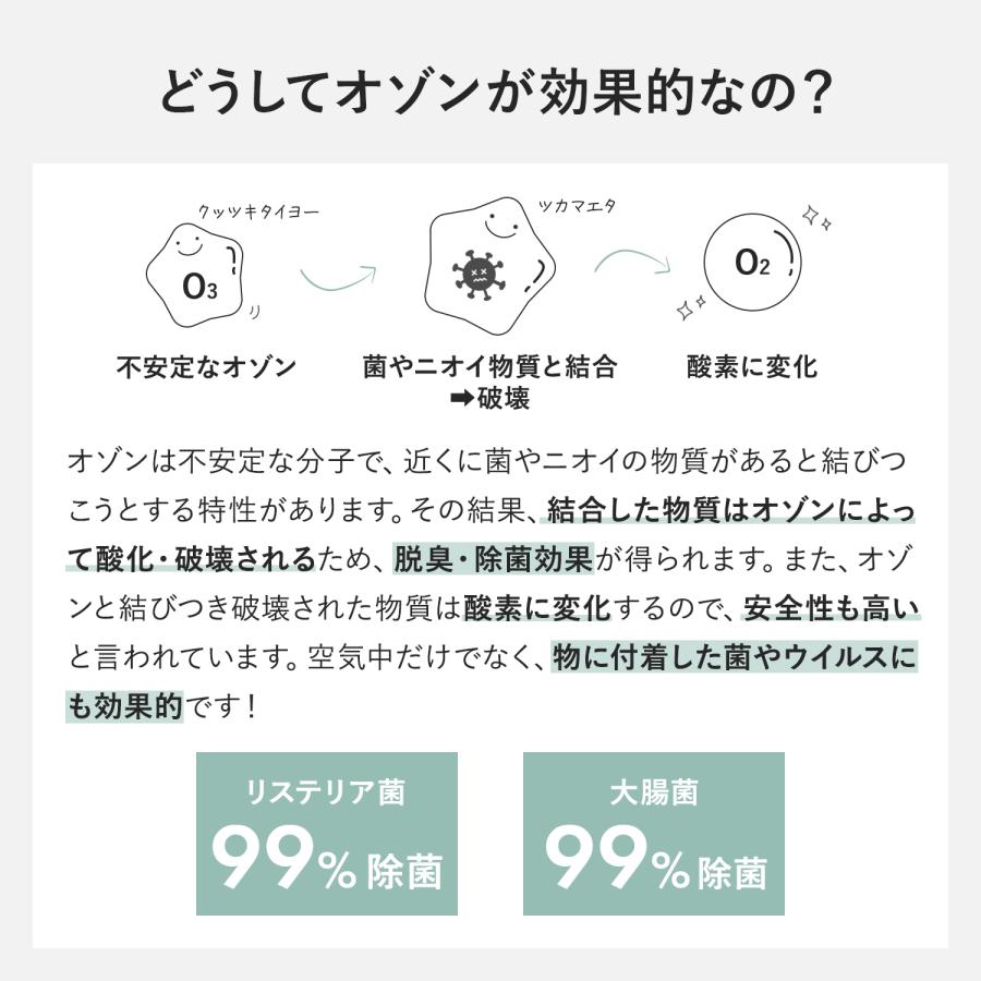 ミニ空気清浄機 オゾン発生器 脱臭 脱臭機 除菌 充電式 オゾン脱臭機 小型 静音 消臭 冷蔵庫 靴箱 トイレ |  | 02