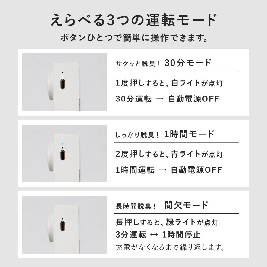 ミニ空気清浄機 オゾン発生器 脱臭 脱臭機 除菌 充電式 オゾン脱臭機 小型 静音 消臭 冷蔵庫 靴箱 トイレ |  | 08
