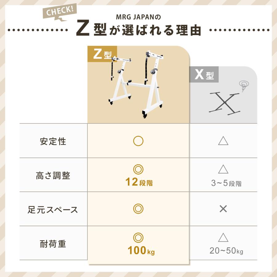 キーボードスタンド Z型 キーボード スタンド ピアノ 電子ピアノ 台