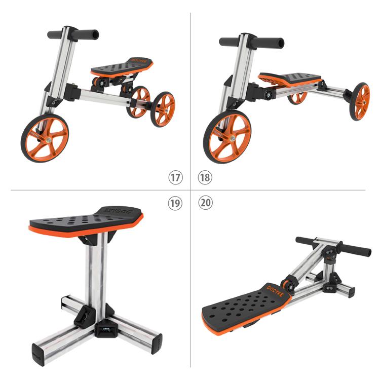 DOCYKE キッズスクーター 3輪車 キックスクーター トライク キックボード キッズスクーター キックボード 3輪 子供 1歳 2歳 3歳 4歳 5歳