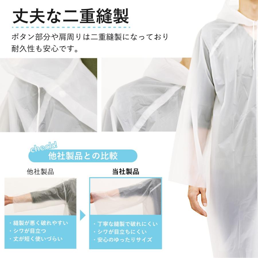 在庫処分 カッパ 雨具 使い捨て レインコート レインポンチョ