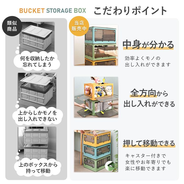 Rocotto 【3個セット】収納ボックス 折りたたみ コンテナ Rocotto 【3個セット】収納ボックス 折りたたみ コンテナ