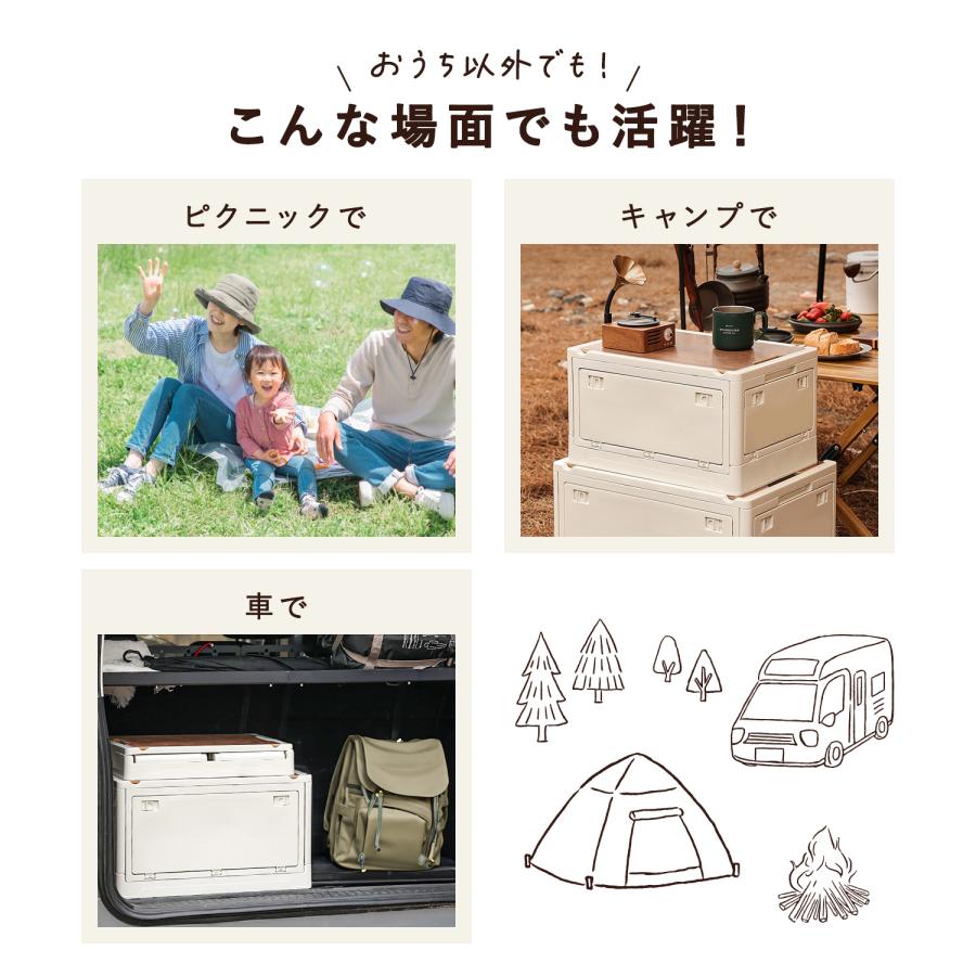 Rocotto（ロコット） 透けない 折りコン コンテナ 折りたたみ コンテナ