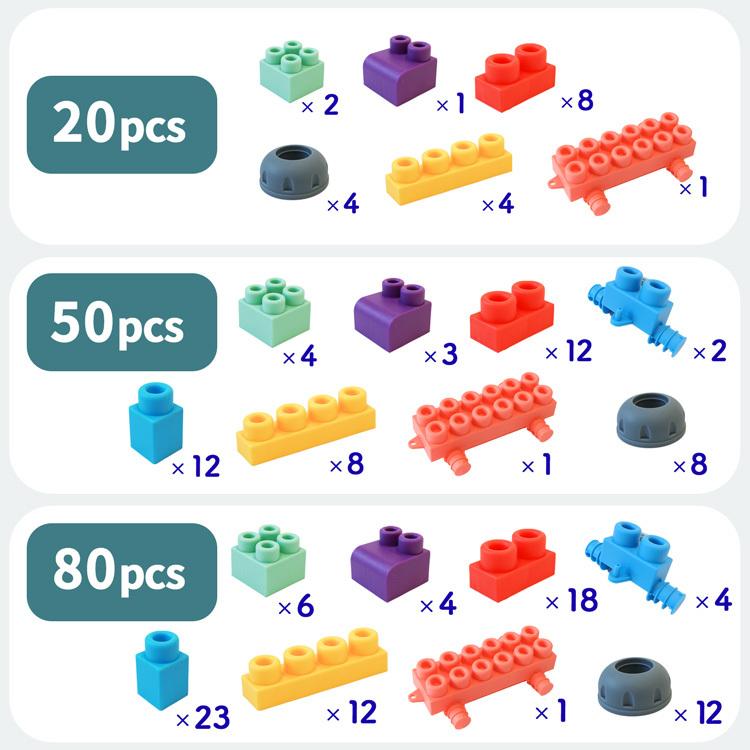 Rocotto（ロコット） ソフトブロック 大型 おもちゃ 知育ブロック 1歳