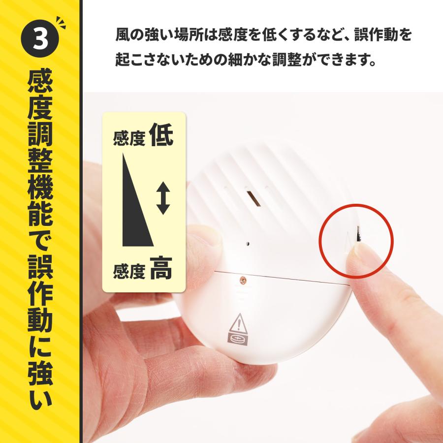 MRG JAPAN [びっくりブサーくん] 防犯ブザー 窓 防犯アラーム 窓用防犯