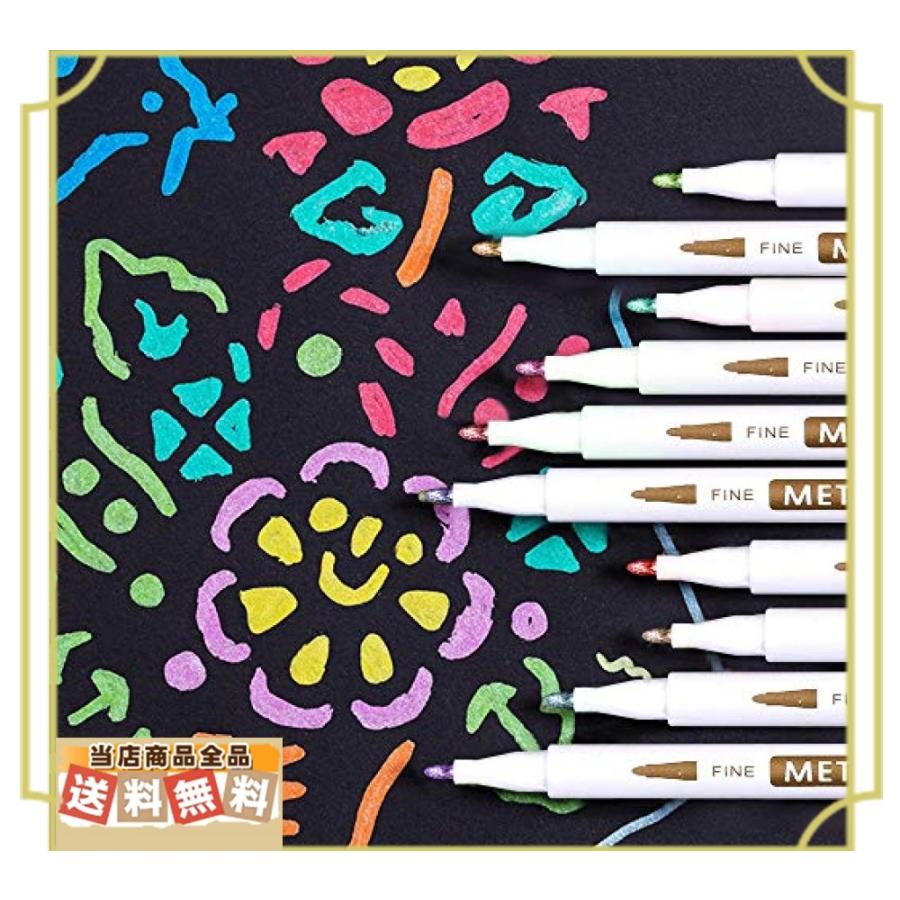 Lineon メタリック マーカーペン 24色 カラーペン ステンシル6枚付 水性 速乾 フォト アルバム 手作り カード 年賀 Jpx 安心 丁寧 真心堂 通販 Yahoo ショッピング