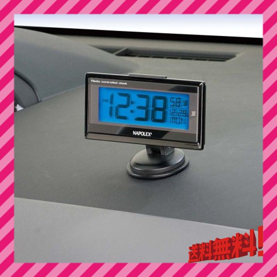 ナポレックス 車用 電波時計 Fizz 薄型 ブラック ブルーledバックライト付 配線不要 大型液晶 角度調整可 Napolex Fi Tdv4597 安心 丁寧 真心堂 通販 Yahoo ショッピング