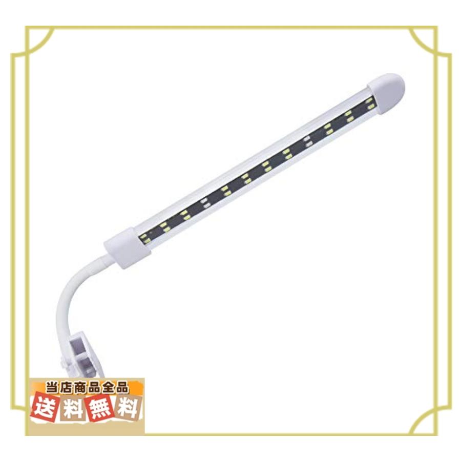 水槽ライト Led アクアリウムライト 水槽用照明 クリップ式 9w 青白色 水槽照明ライト