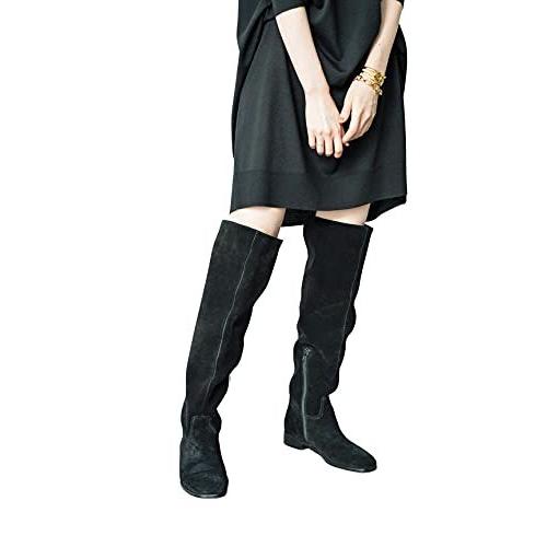 見事な創造力 ブラック 37 スエードニーハイブーツ サナ Sana ソル Sol イエナ I Na イエナ ブーツ Affaires Sociales Gouv Cg