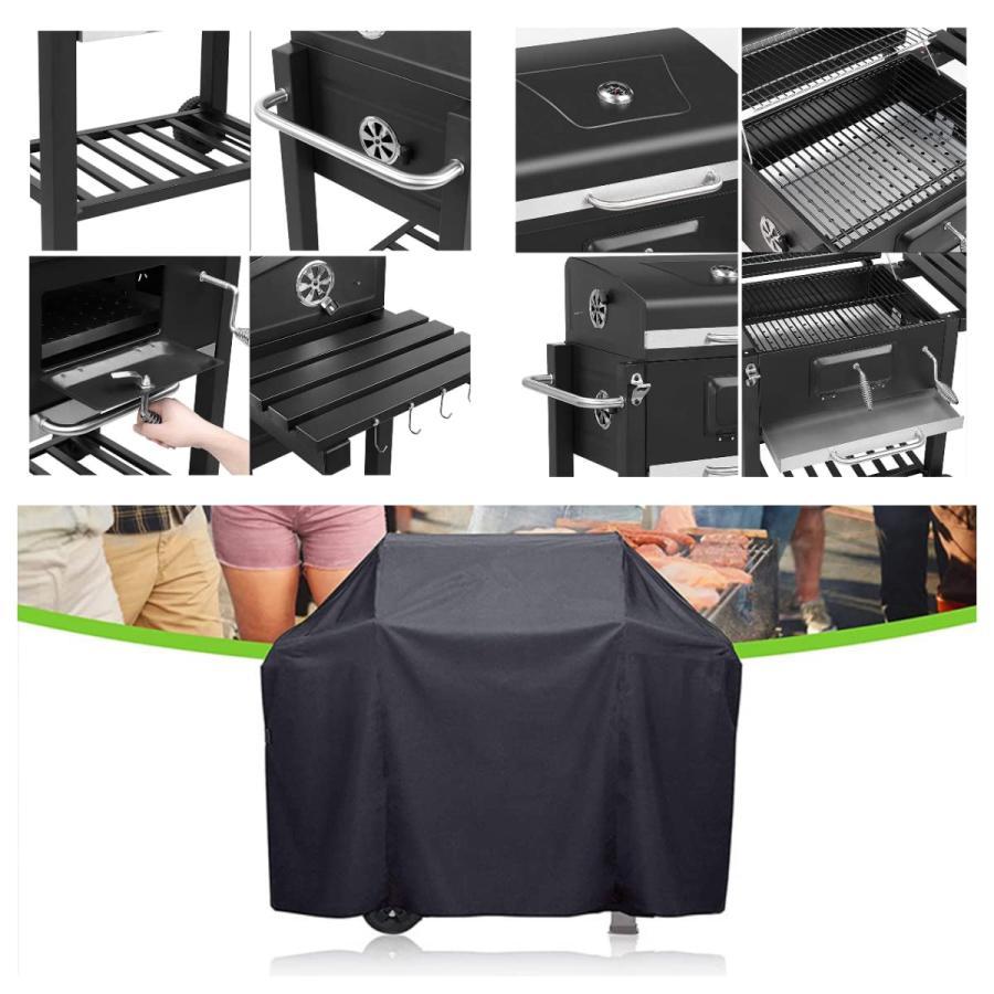 26【新品未使用】 バーベキューグリル 屋外 大型 キャンプ バーベキューコンロ 焚き火台 5~20人用 アウトドア用 蓋付き カバー付き 【Z3368793020】(19889円)