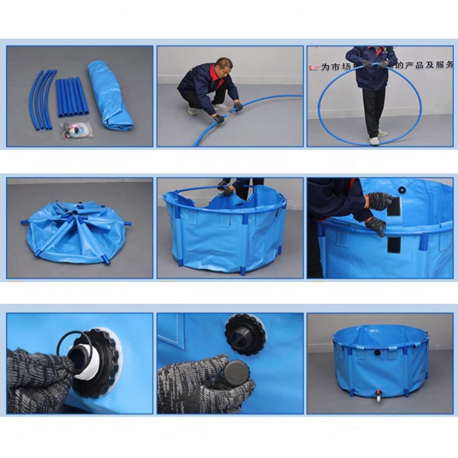 ラウンド キャンバス 養魚池 プール 金属製ブラケット付き 大型 折りたたみ 子供用プール 水槽 鯉の飼育に 農業用 設置が簡単 ラウンド キャンバス 養魚池 プール 金属製ブラケット付き 大型 折りたたみ 子供用プール 水槽 鯉の飼育に 農業用 設置が簡単