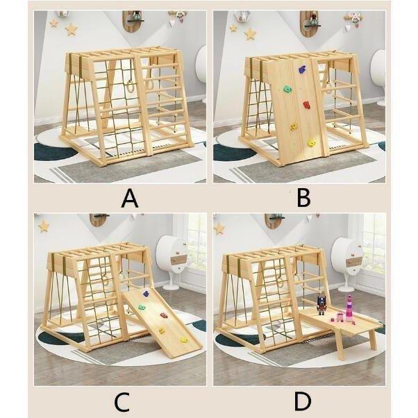 【クーポン】 ジャングルジム 滑り台 キッズパーク 室内 木製 天然木 室内ジムすべり台 屋内 家庭用 子供 キッズ 2歳~8歳 室内遊具 大型遊具 【D8717569311】(31444円)