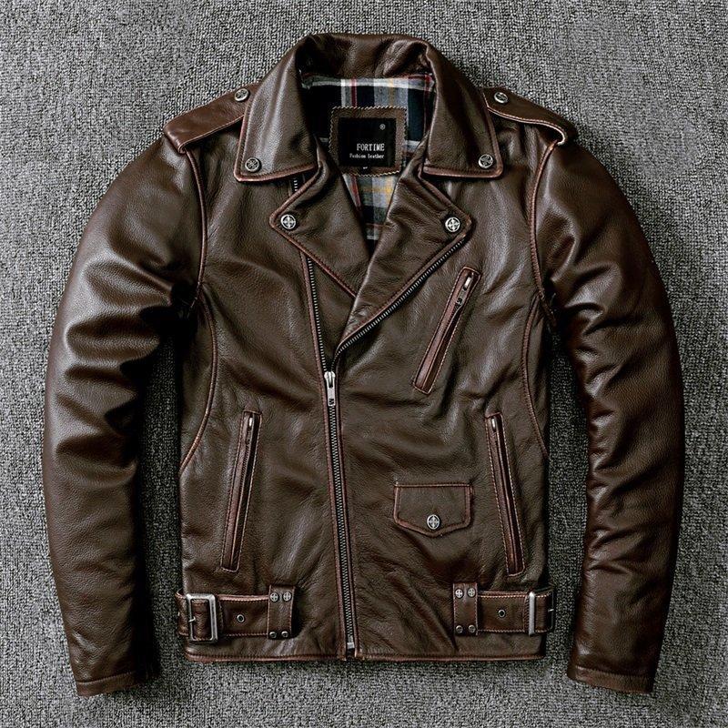 【最安値挑戦中】 ライダースジャケット メンズ レザージャケット 本革ジャケット 本革 アウター コート 革ジャン ライダース ジャケット バイクジャケット 革ジャン 革ジャケット 【HO1822308570】(10759円)