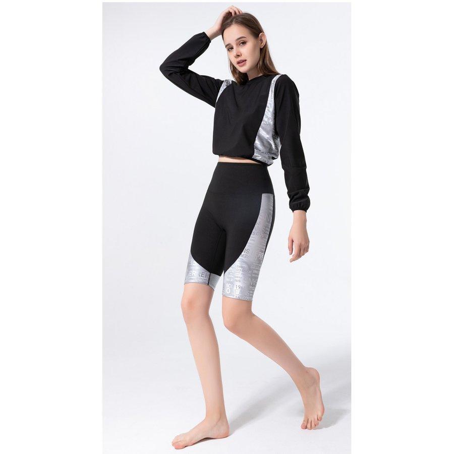 ジャージセット 2点セット ハーフレギンス 保温 プルオーバー 爆汗トレーニング 代謝アップ トレーニング ダイエット 発汗促進 カロリー消費 冬の汗活 | ホームアイホーム | 11