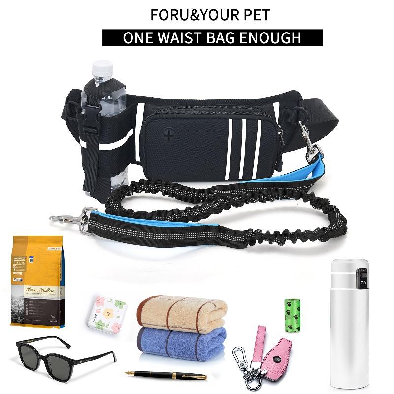 ランニングポーチ ウエストポーチ 揺れない 犬用リード付き ペット 散歩 ランニングバッグ ジョギングポーチ ボトルポーチ ペットボトル ウォーキング マラソン | ホームアイホーム | 06