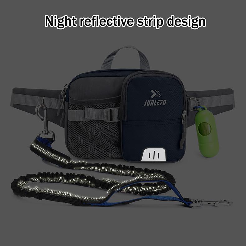 犬 ペット散歩用ウエストバッグセット おでかけマナーカプセル ゴミ袋 犬用リード ランニングポーチ ウォーキング ジョギング 収納 機能性 | ホームアイホーム | 17