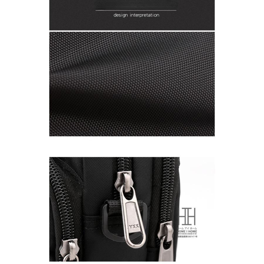 ショルダーバッグ 2WAY メンズ ポーチ レディース ミニショルダーバッグ サコッシュ ワンショルダーバッグ 黒 斜め掛け ミニ 鞄 メンズバッグ | ホームアイホーム | 15