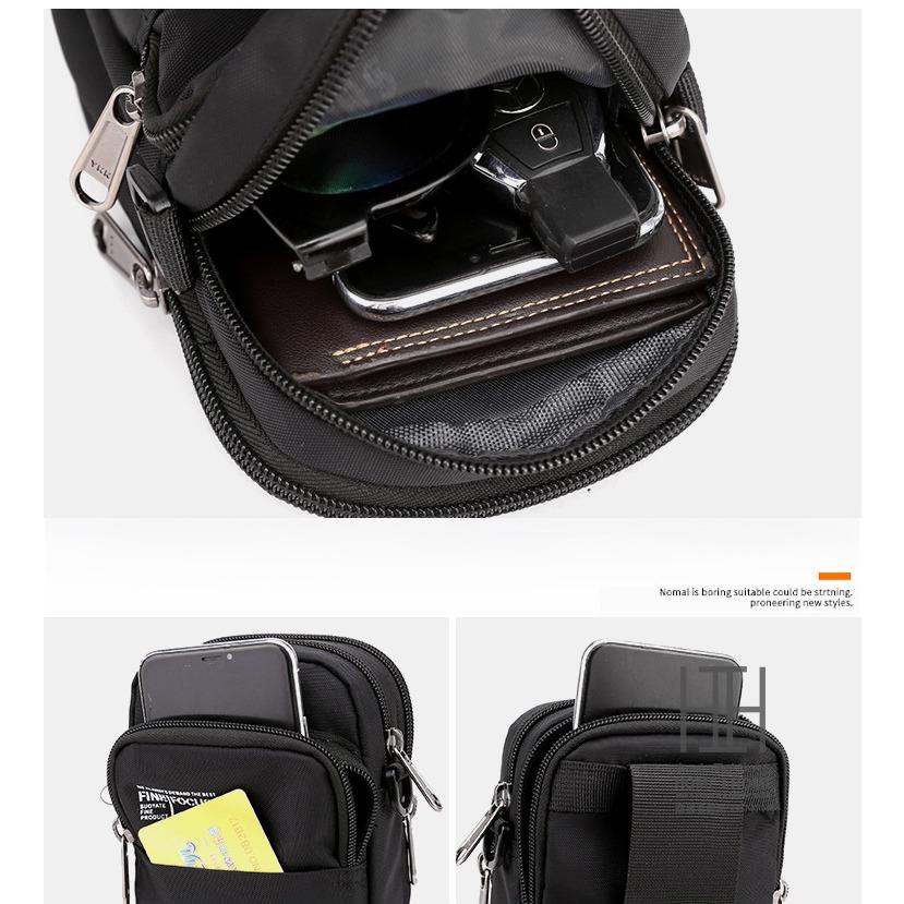 ショルダーバッグ 2WAY メンズ ポーチ レディース ミニショルダーバッグ サコッシュ ワンショルダーバッグ 黒 斜め掛け ミニ 鞄 メンズバッグ | ホームアイホーム | 07