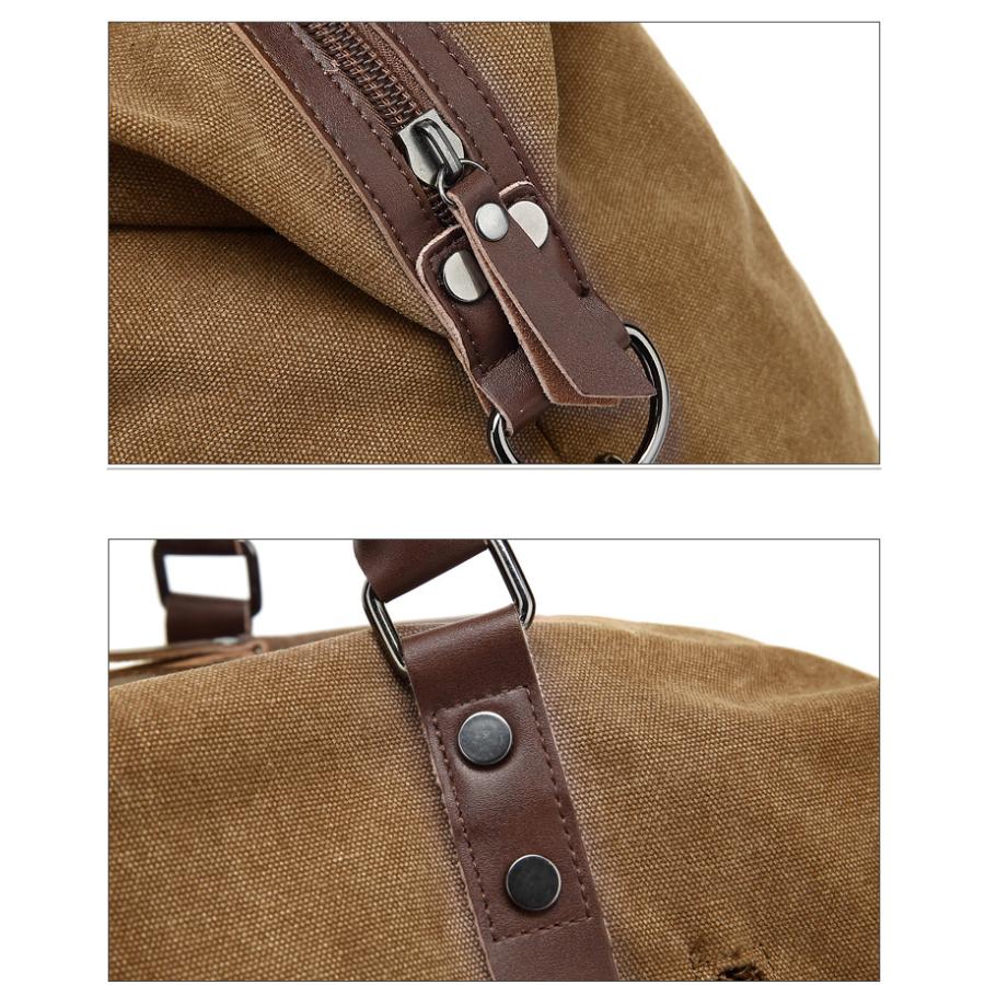 ボストンバッグ 超大容量 ボストンバッグ 旅行鞄 上質キャンバス 2WAY 帆布 ズック 底固い ショルダー付き アウトドア キャンプ 旅行 出張 遠足 | ホームアイホーム | 14