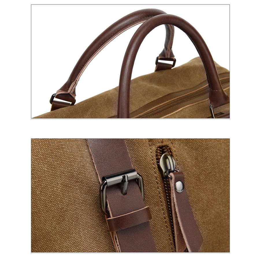 ボストンバッグ 超大容量 ボストンバッグ 旅行鞄 上質キャンバス 2WAY 帆布 ズック 底固い ショルダー付き アウトドア キャンプ 旅行 出張 遠足 | ホームアイホーム | 15