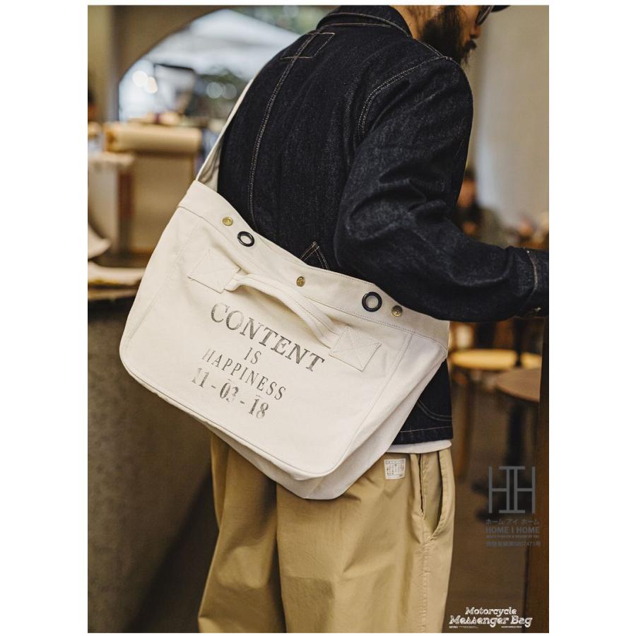 メッセンジャーバッグ 帆布 ビッグショルダーバッグ メンズ プリント 大容量 キャンバストート キャンバス トートバッグ 斜めがけバッグ 大きめ A4 おしゃれ | ホームアイホーム | 12
