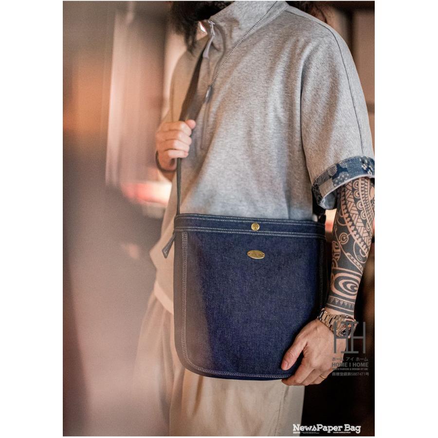 デニムショルダーバッグ 本革 使いやすい 肩掛け メンズ 9.6オンス デニム レディース 鞄 プレゼント ボディバッグ 本革 バッグ 鞄 斜めがけバッグ 大人 | ホームアイホーム | 12