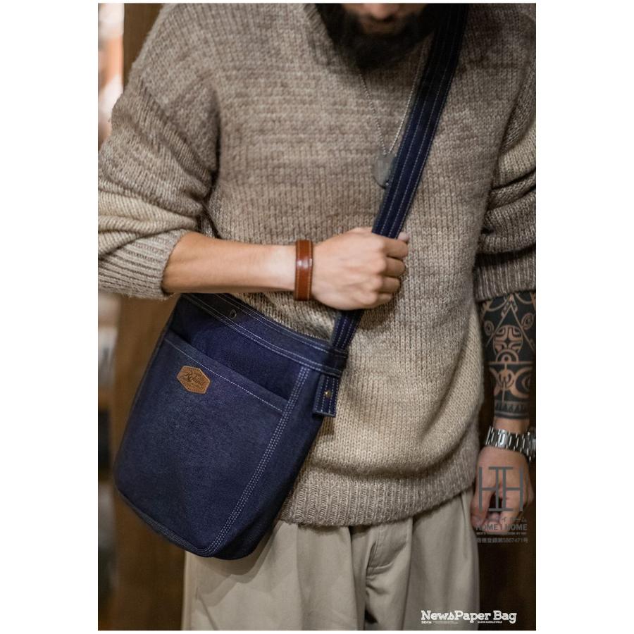 デニムショルダーバッグ 本革 使いやすい 肩掛け メンズ 9.6オンス デニム レディース 鞄 プレゼント ボディバッグ 本革 バッグ 鞄 斜めがけバッグ 大人 | ホームアイホーム | 08